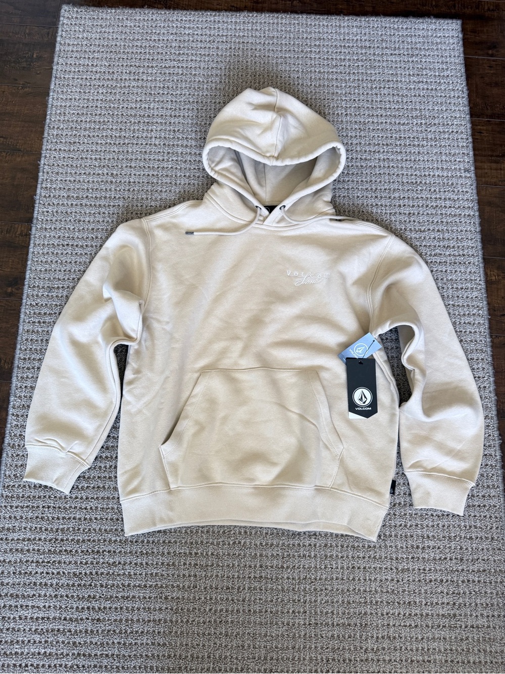 Volcom Men's Hoodie in Light Cream. Various sizes